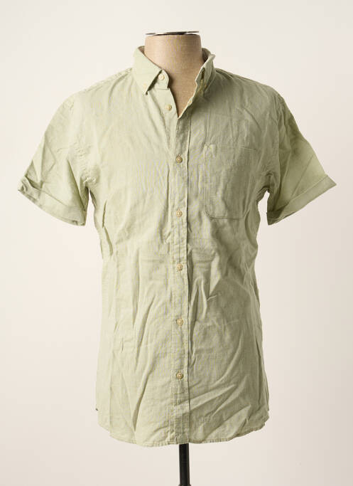Chemise manches courtes poches vert JACK & JONES homme