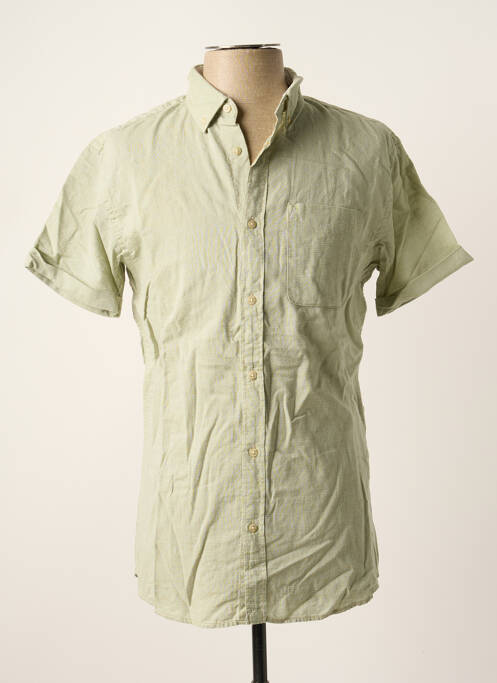 Chemise manches courtes vert JACK & JONES pour homme