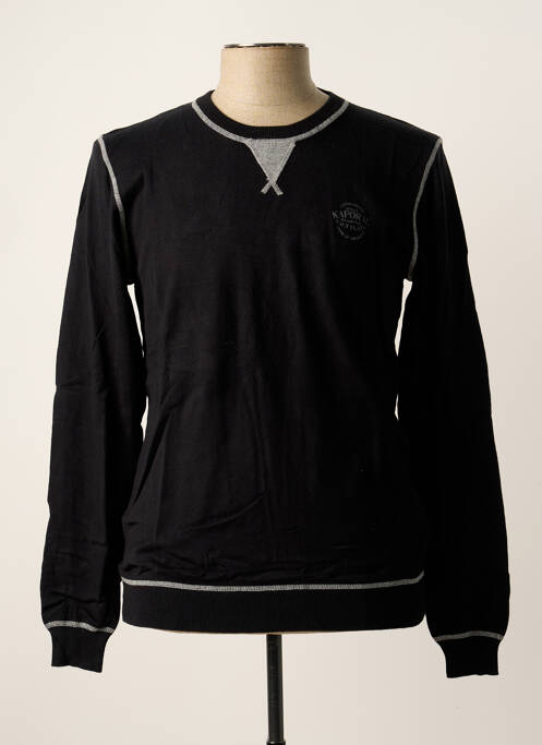 Pull noir KAPORAL pour homme