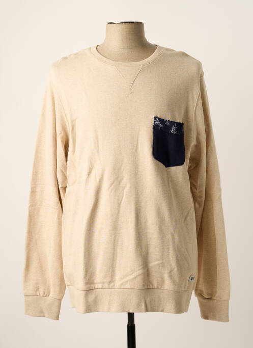 Sweat-shirt beige ELEMENT pour homme