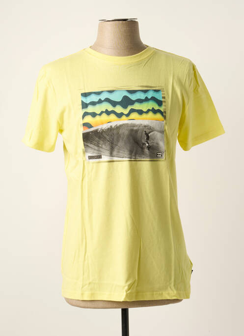 T-shirt jaune BILLABONG pour garçon