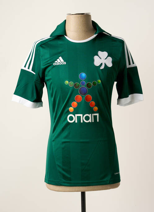 T-shirt vert ADIDAS pour homme