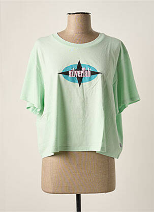 T-shirt sérigraphie manches courtes vert LEVI'S femme