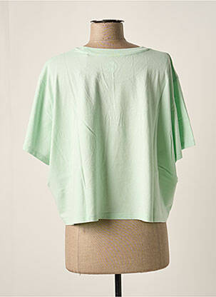 T-shirt sérigraphie manches courtes vert LEVI'S femme