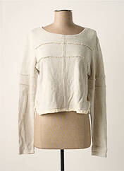 Sweat-shirt beige ROXY pour femme seconde vue