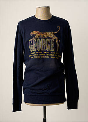 Sweat-shirt bleu AVENUE GEORGE V pour femme