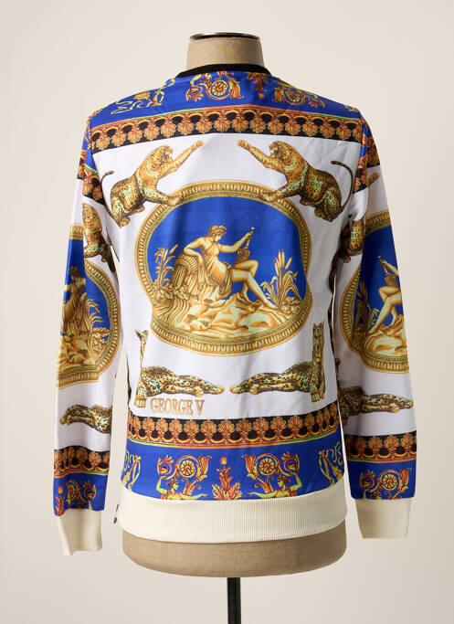 Sweat-shirt stretch manches longues bleu AVENUE GEORGE V femme