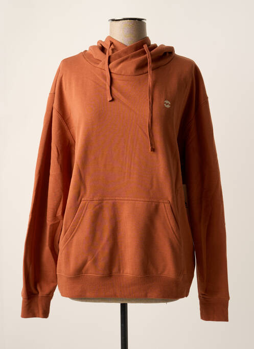 Sweat-shirt à capuche orange BILLABONG pour femme