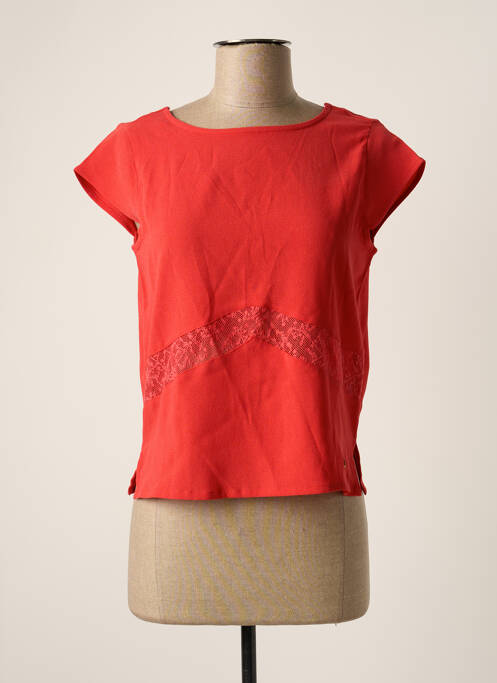 Top orange KAPORAL pour femme