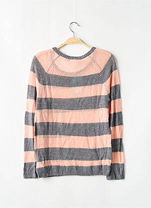 Pull stretch manches longues rose ROXY fille