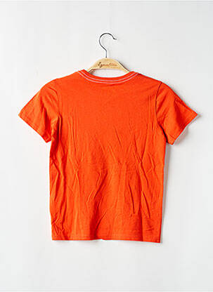 T-shirt stretch manches courtes orange GUESS garcon
