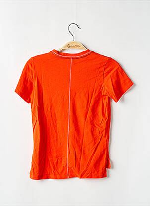 T-shirt stretch manches courtes orange GUESS garcon