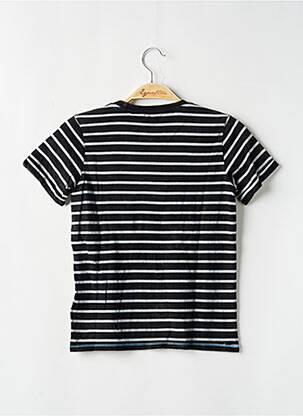 T-shirt stretch manches courtes noir GUESS garçon