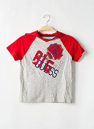 T-shirt stretch manches courtes gris GUESS garcon