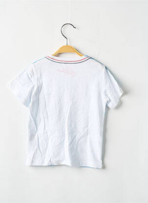 T-shirt stretch manches courtes bleu GUESS garçon