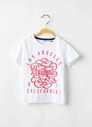 T-shirt stretch manches courtes blanc GUESS garcon