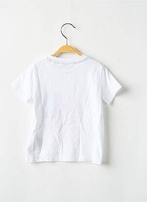 T-shirt stretch manches courtes blanc GUESS garçon