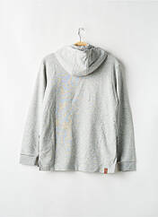 Sweat-shirt à capuche gris QUIKSILVER pour garçon seconde vue