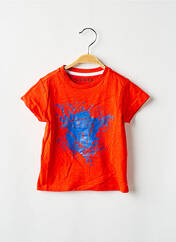 T-shirt orange GUESS pour garçon seconde vue