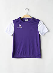 T-shirt violet LE COQ SPORTIF pour garçon seconde vue