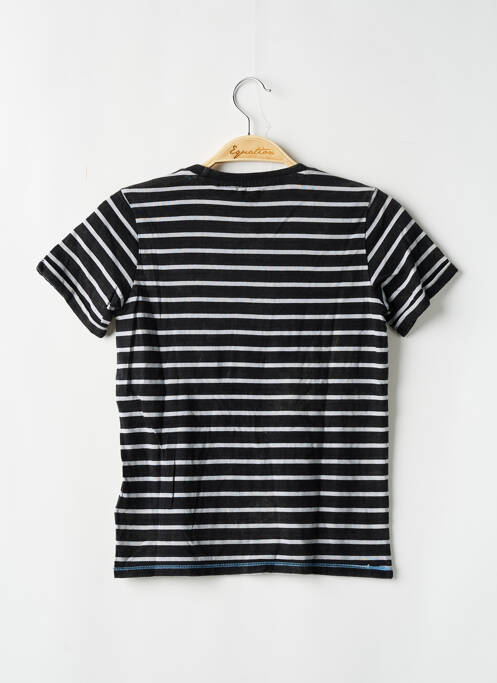 T-shirt stretch manches courtes noir GUESS garcon
