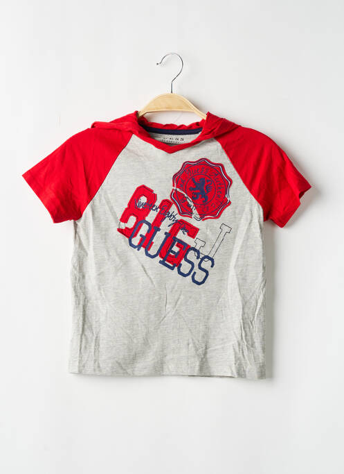 T-shirt stretch manches courtes gris GUESS garcon