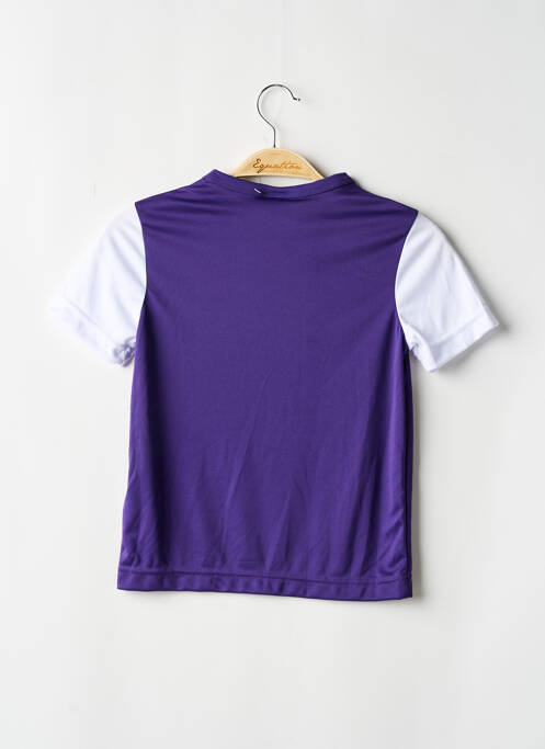 T-shirt stretch manches courtes violet LE COQ SPORTIF garcon