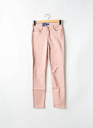 Pantalon slim stretch taille normale rose TRUSSARDI JEANS femme