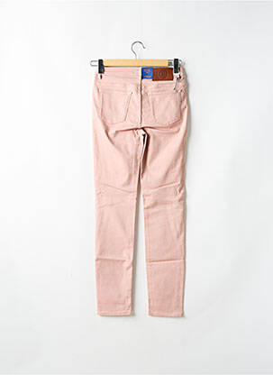Pantalon slim stretch taille normale rose TRUSSARDI JEANS femme