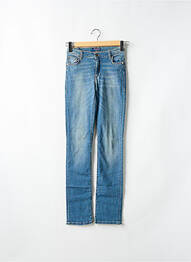 Jeans coupe droite stretch taille normale bleu TRUSSARDI JEANS femme