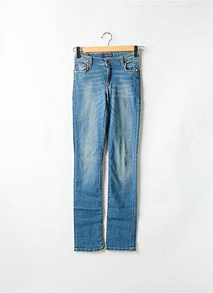 Jeans coupe droite stretch taille normale bleu TRUSSARDI JEANS femme