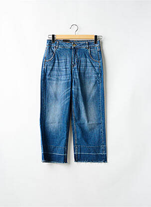 Jeans coupe droite taille haute taille haute bleu TRUSSARDI JEANS femme