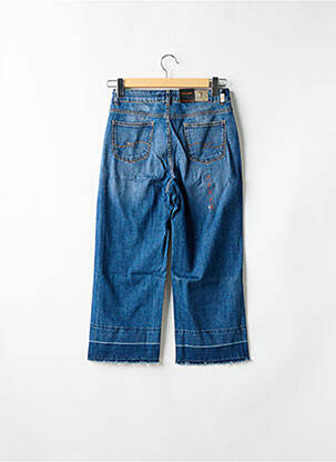 Jeans coupe droite taille haute taille haute bleu TRUSSARDI JEANS femme