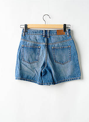 Short tissage denim taille haute bleu ROXY femme