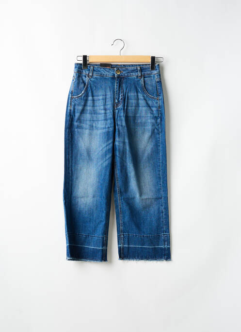 Jeans coupe droite taille haute taille haute bleu TRUSSARDI JEANS femme