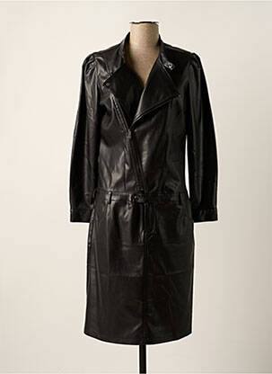 Robe mi-longue manches longues manches longues noir K-DESIGN femme