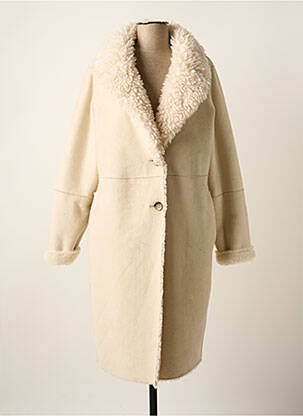 Manteau long beige BEAUMONT pour femme