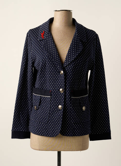 Blazer bleu POUPEE CHIC pour femme