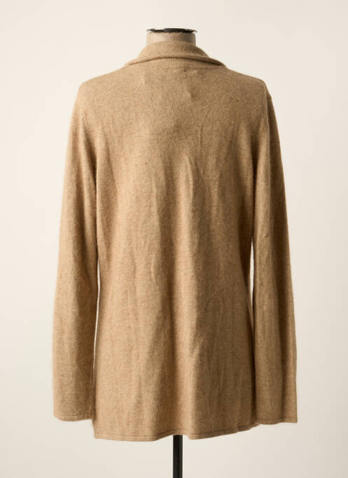 Gilet manches longues beige FROGBOX pour femme