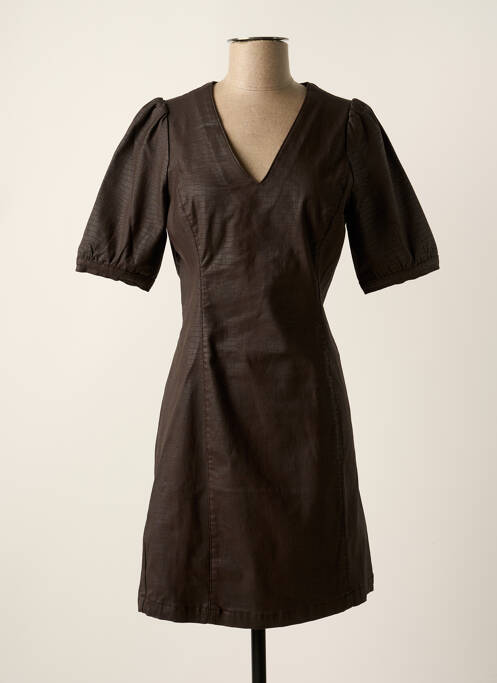Robe courte marron CREAM pour femme