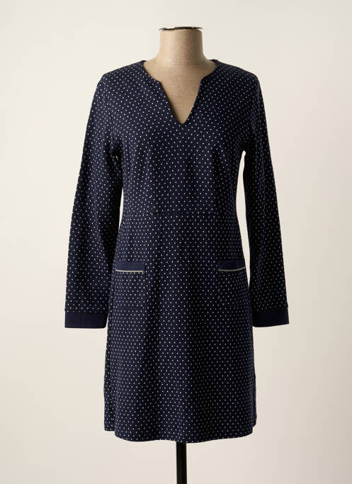 Robe mi-longue bleu POUPEE CHIC pour femme