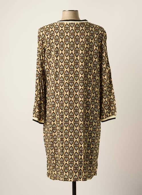 Robe mi-longue beige SIGNE NATURE pour femme