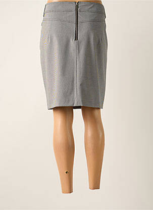 Jupe mi-longue stretch gris EVA KAYAN femme