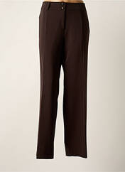 Pantalon droit marron KELLY pour femme seconde vue