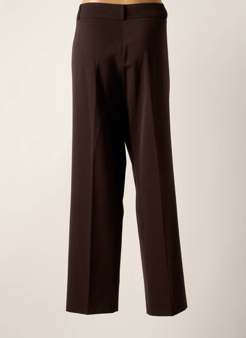 Pantalon droit marron KELLY pour femme
