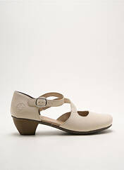 Sandales/Nu pieds beige RIEKER pour femme seconde vue