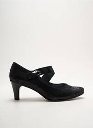 Escarpins tissage satiné talon de 4 à 6cm noir ARTIKA SOFT femme
