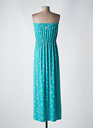 Robe longue imprimé fleurs sans manche vert RAGWEAR femme