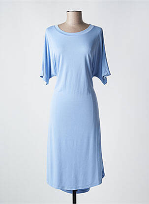 Robe mi-longue manches courtes manches courtes bleu RAGWEAR femme