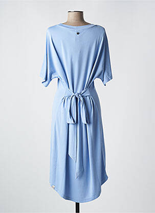 Robe mi-longue manches courtes manches courtes bleu RAGWEAR femme